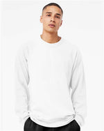 Unisex Sponge Fleece Raglan Crewneck Sweatshirt