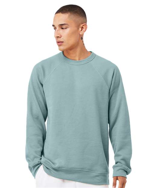 Unisex Sponge Fleece Raglan Crewneck Sweatshirt