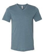 Unisex Heather CVC V-Neck Tee