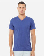 Unisex Heather CVC V-Neck Tee