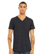 Unisex Textured Jersey V-Neck Tee