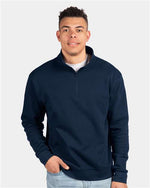 Unisex Fleece Quarter-Zip Pullover