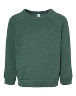 Toddler Sponge Fleece Raglan Crewneck Sweatshirt