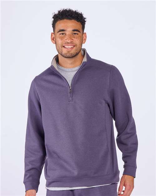 Unisex Fleece Quarter-Zip Pullover