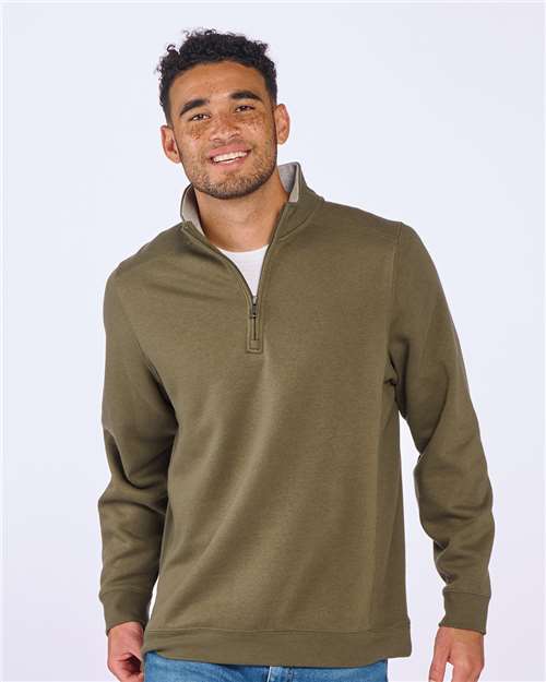 Unisex Fleece Quarter-Zip Pullover