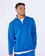 Unisex Fleece Quarter-Zip Pullover