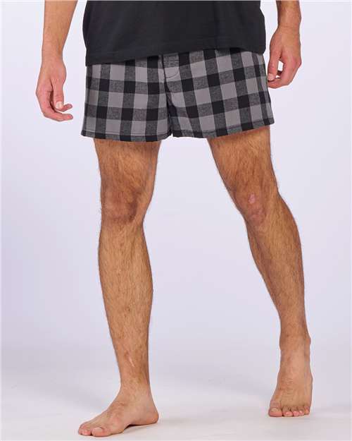 Men's Double Brushed Flannel Boxers