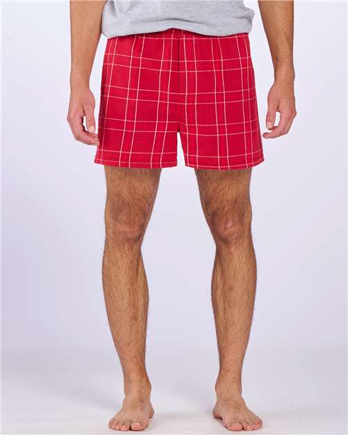 Men's Double Brushed Flannel Boxers
