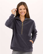 Women's Manchester Corded Quarter-Zip Pullover