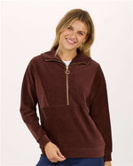 Women's Manchester Corded Quarter-Zip Pullover