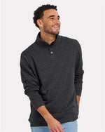 Men's French Terry Button Pullover