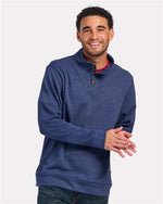 Men's French Terry Button Pullover