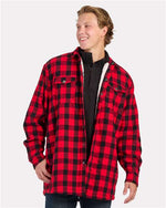Men's Flannel Sherpa Workshirt Jacket