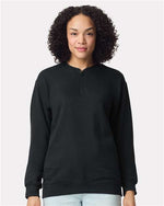 Unisex Softstyle® Midweight 1/4 Zip Sweatshirt