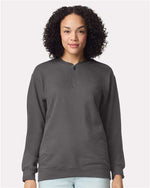 Unisex Softstyle® Midweight 1/4 Zip Sweatshirt