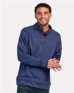 Men's French Terry Button Pullover
