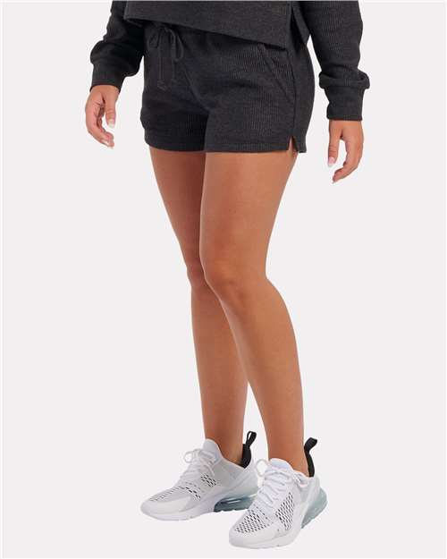 Women's Ribbed Knit Shorts