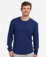Men's Waffle Knit Long Sleeve T-Shirt