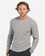 Men's Waffle Knit Long Sleeve T-Shirt