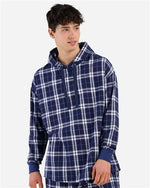 Unisex Flannel Hooded Pullover