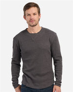 Men's Waffle Knit Long Sleeve T-Shirt