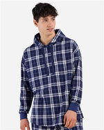 Unisex Flannel Hooded Pullover