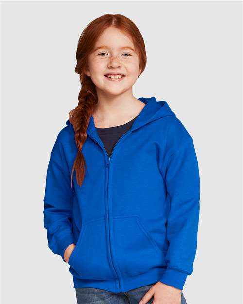 Youth Heavy Blend™ Full-Zip Hooded Sweatshirt