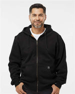 Men's Tall Crossfire Heavyweight Power Fleece Hooded Jacket with Thermal Lining