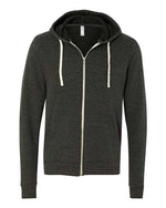 Unisex Triblend Sponge Fleece Full-Zip Hoodie Sweatshirt