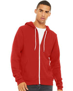 Unisex Sponge Fleece Full-Zip Hoodie Sweatshirt