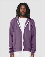Unisex Sponge Fleece Full-Zip Hoodie Sweatshirt