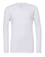 Unisex Long Sleeve V-Neck Tee