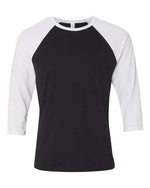 Unisex Three-Quarter Sleeve Baseball Tee