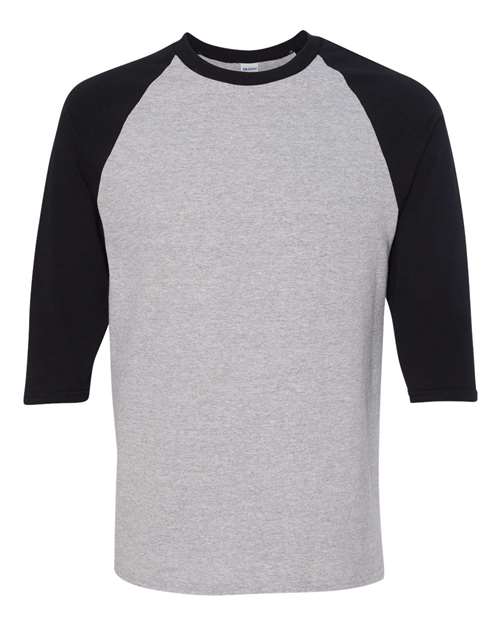 Unisex Heavy Cotton™ Raglan Three-Quarter Sleeve T-Shirt