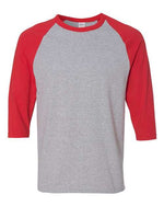 Unisex Heavy Cotton™ Raglan Three-Quarter Sleeve T-Shirt