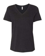 Women's Relaxed Heather CVC V-Neck Tee