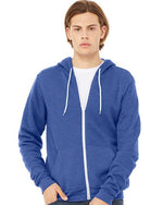 Unisex Sponge Fleece Full-Zip Hoodie Sweatshirt