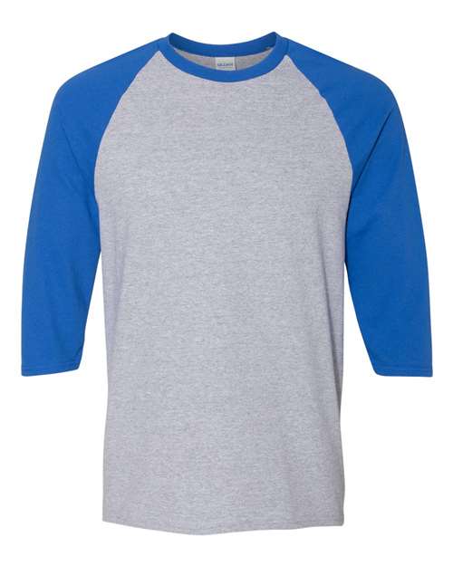 Unisex Heavy Cotton™ Raglan Three-Quarter Sleeve T-Shirt