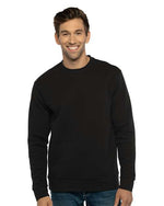 Unisex Santa Barbara Pocket Crewneck Sweatshirt