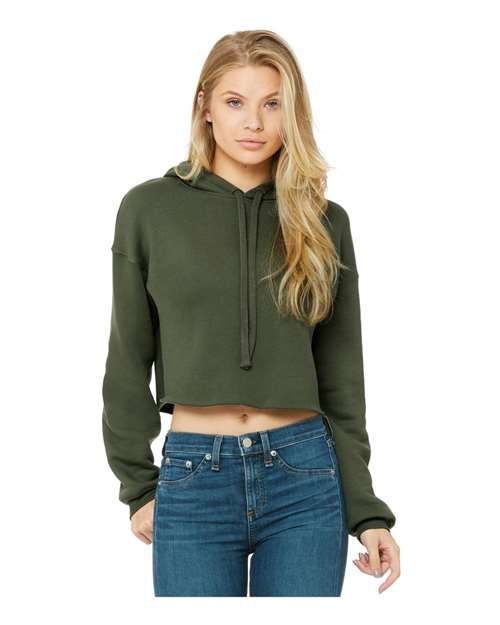 Women's Crop Fleece Hoodie Sweatshirt