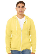 Unisex Sponge Fleece Full-Zip Hoodie Sweatshirt