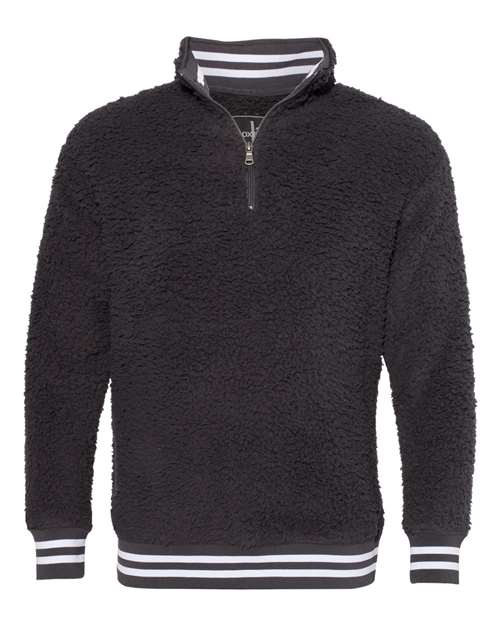 Unisex Varsity Sherpa Quarter-Zip Pullover