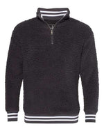 Unisex Varsity Sherpa Quarter-Zip Pullover