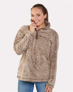 Unisex Sherpa Fleece Quarter-Zip Pullover