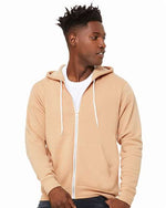 Unisex Sponge Fleece Full-Zip Hoodie Sweatshirt