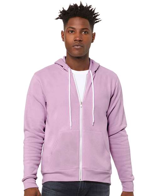 Unisex Sponge Fleece Full-Zip Hoodie Sweatshirt