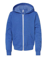 Youth Sponge Fleece Full-Zip Hoodie Sweatshirt