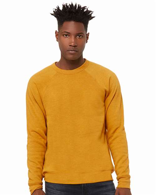Unisex Sponge Fleece Raglan Crewneck Sweatshirt