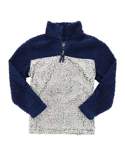 Unisex Sherpa Fleece Quarter-Zip Pullover