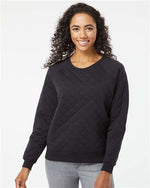 Women's Quilted Crewneck Pullover